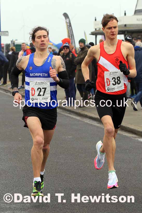 Senior mens 12 Stage 2023 Northern Mens 12 stage and Womens 6 Stage Relays and Young Athletes, Redcar. Photo: David T. Hewitson/Sports for All Pics